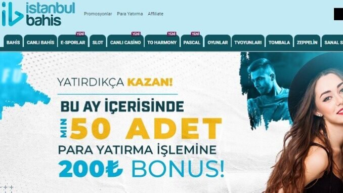 İstanbulBahis Casino Hoş Geldin Bonusu